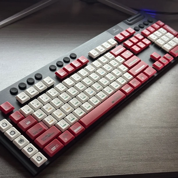 G913TKL双色键帽G913 G915 G813 G815 G915TKL彩色双拼背光键帽