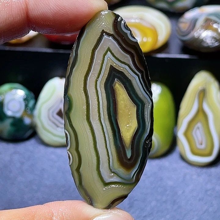 玛瑙/玉髓合金吊坠(不含链)