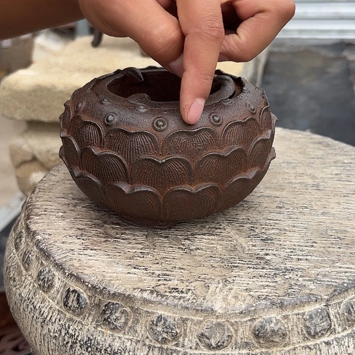 桐***阁石材莲花精品包邮