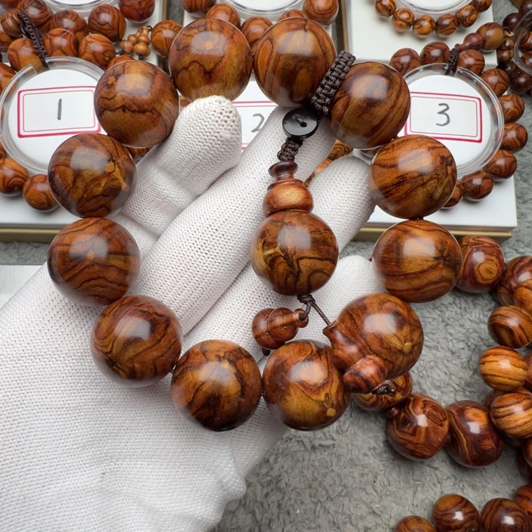 喜***你黄花梨/降香黄檀手串/手链2.0黄花梨花纹手串