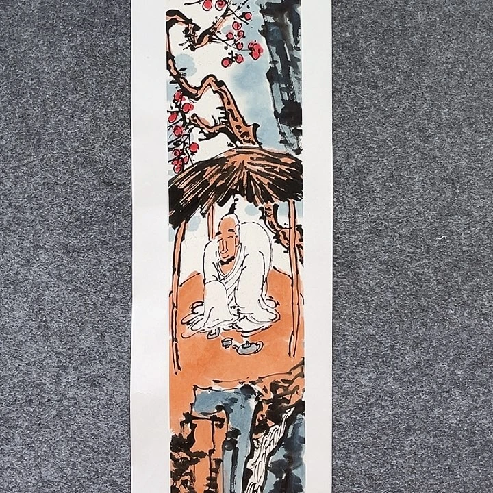 国画知鱼之乐纯手绘