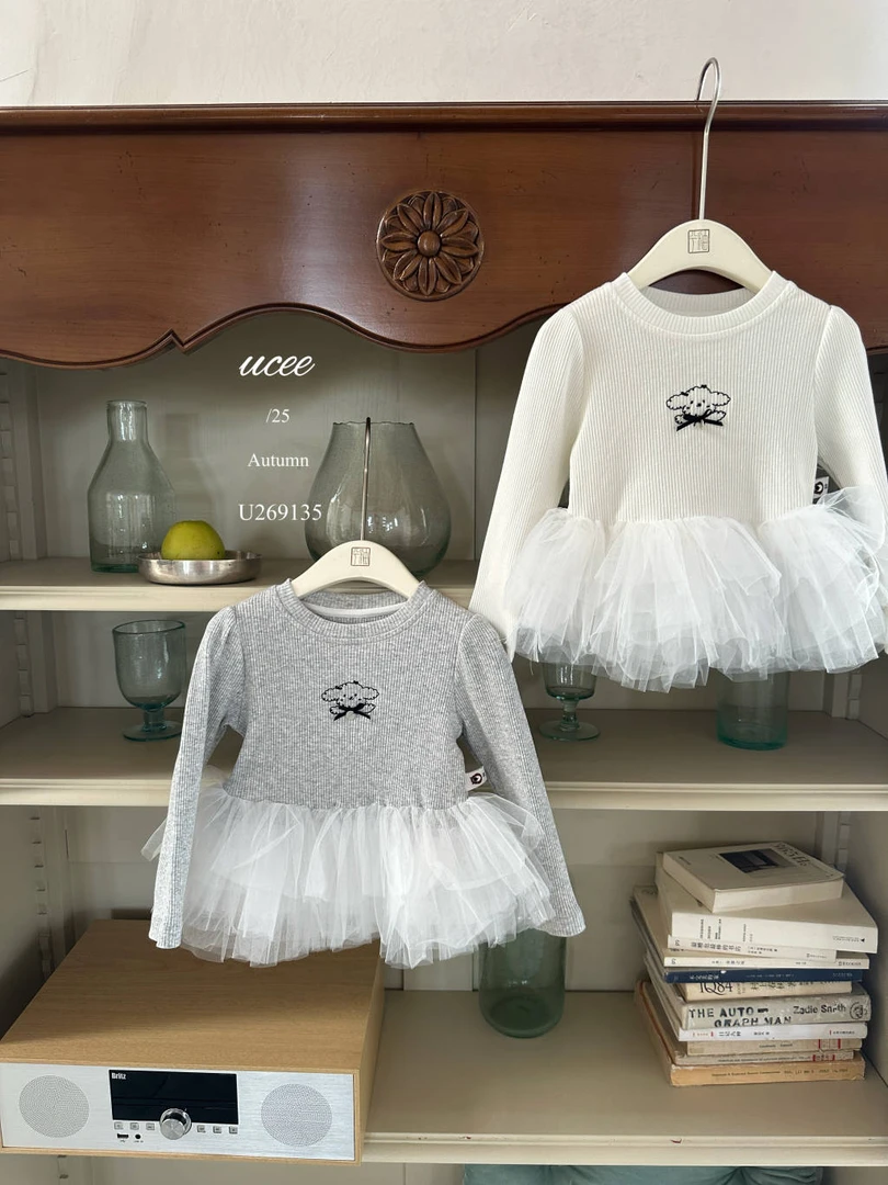 【BaoBao】釉兮·秋款女童韩版纱纱打底衫269135