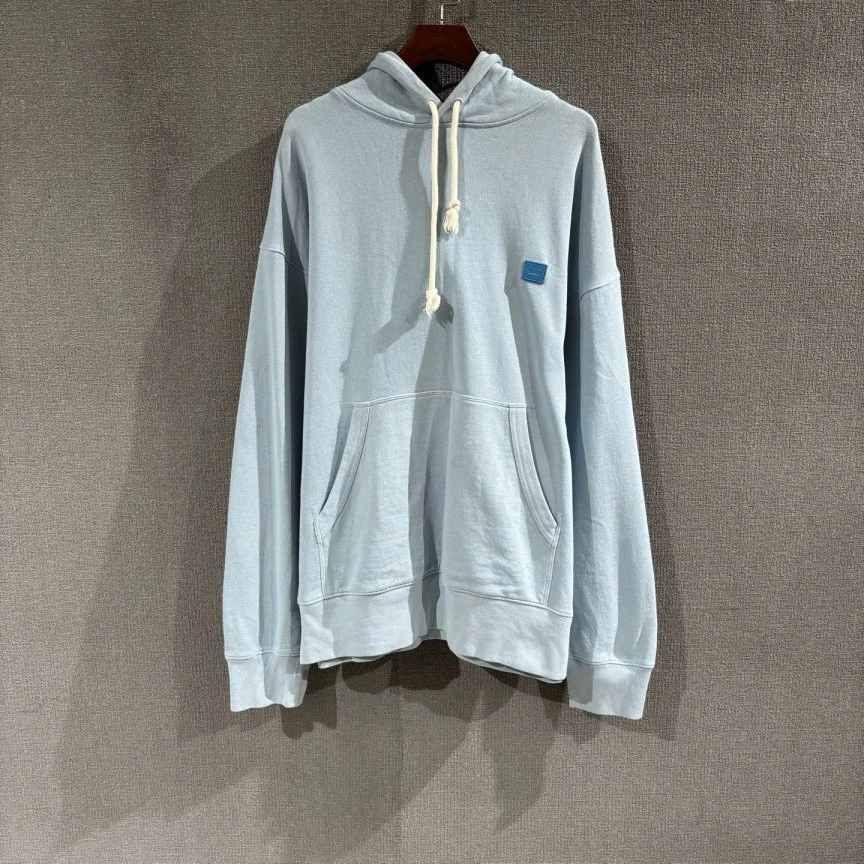 99新 Acne studio acne studio(pm)笑脸蓝色帽衫卫衣 s码/2204