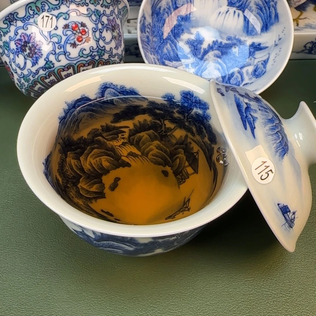 彦祖纯手工手绘茶具115