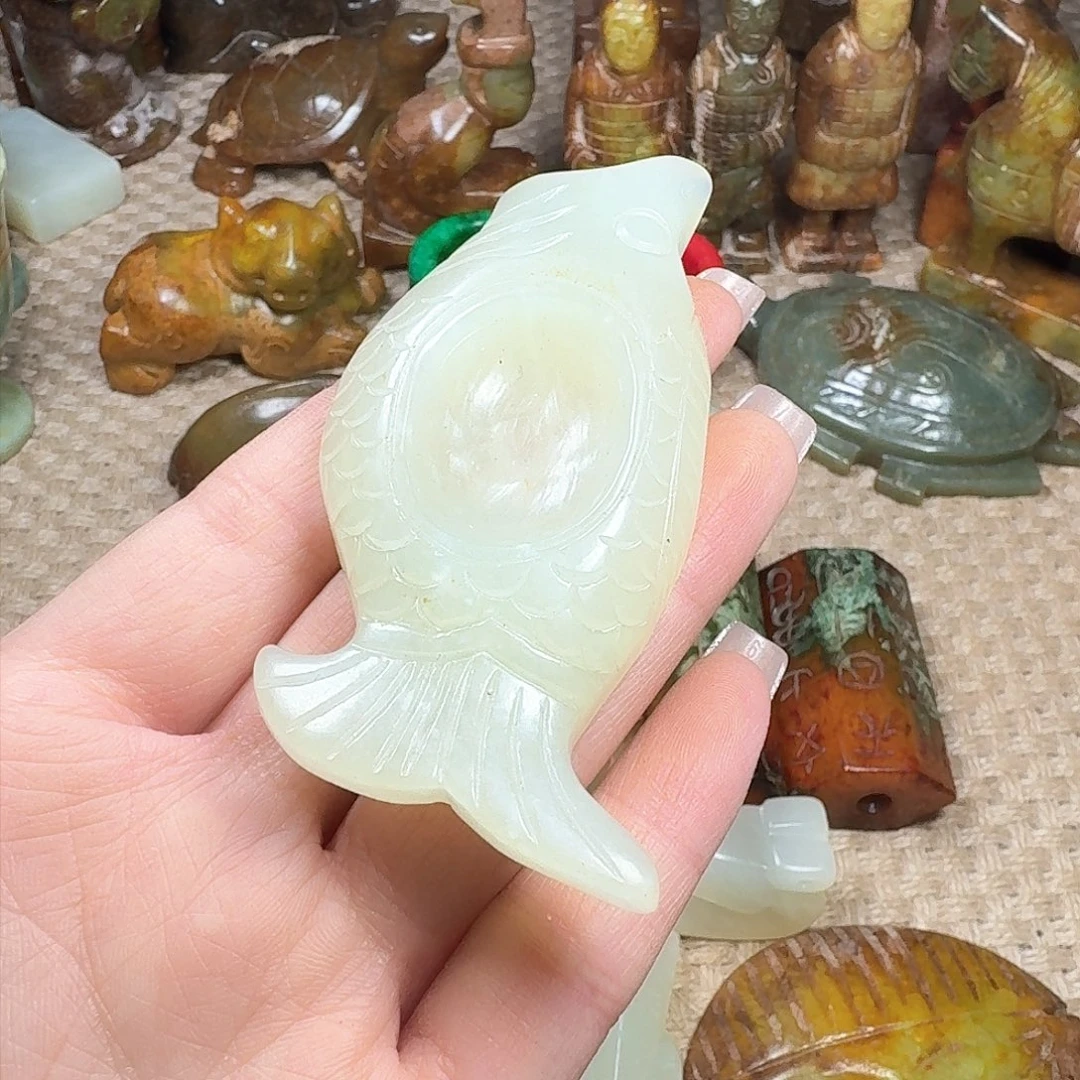 白玉菩提吊坠挂件