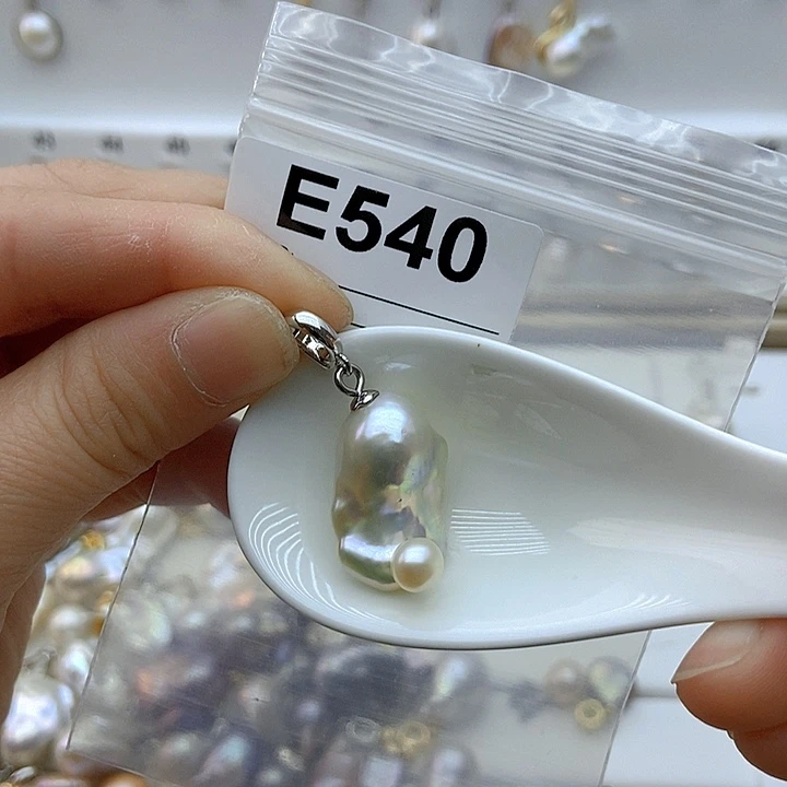 淡水珍珠颈饰银S925镶嵌