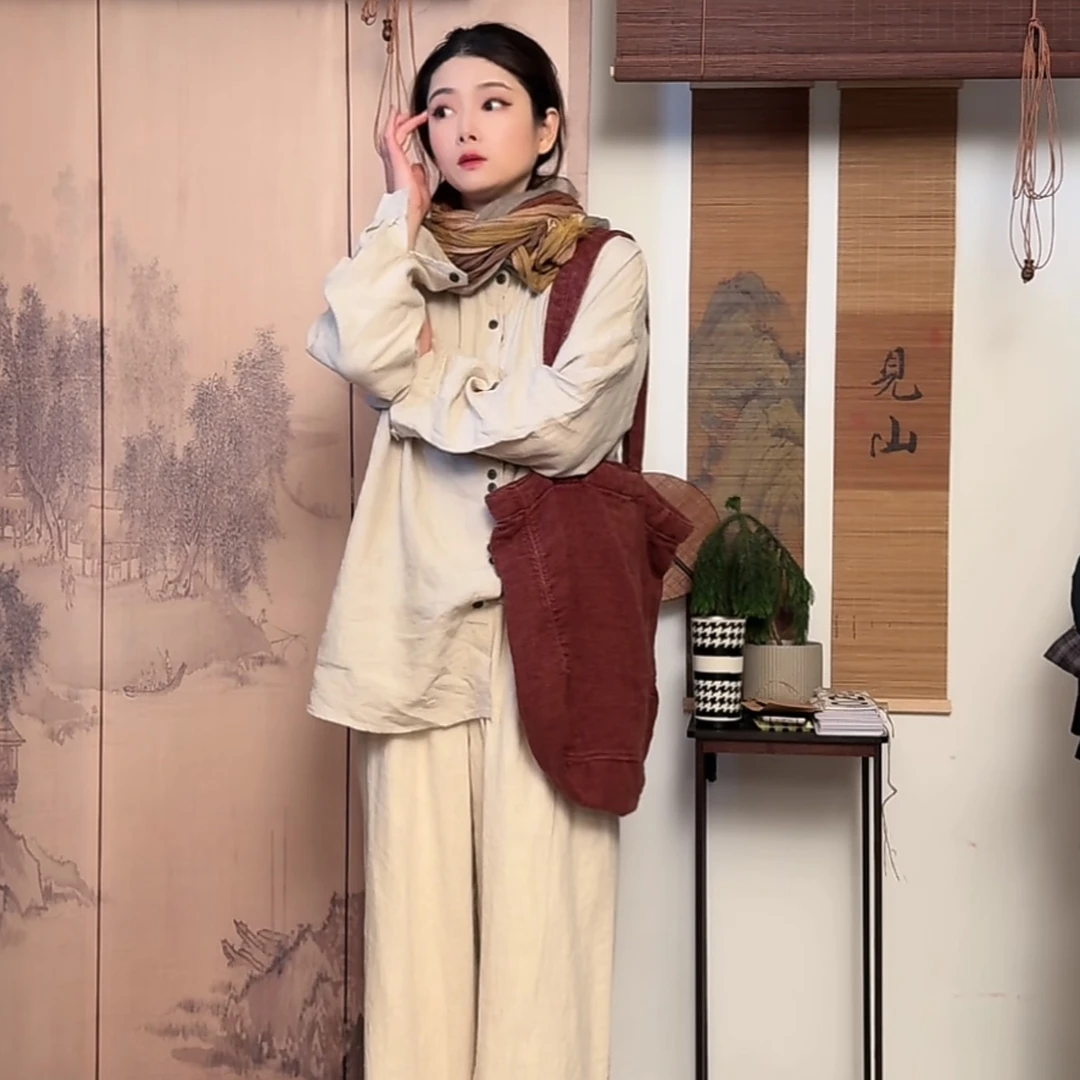 【川原·麻推荐】雨露麻衬衫