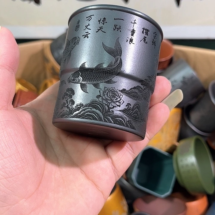 茶杯紫砂全手工紫砂主人杯