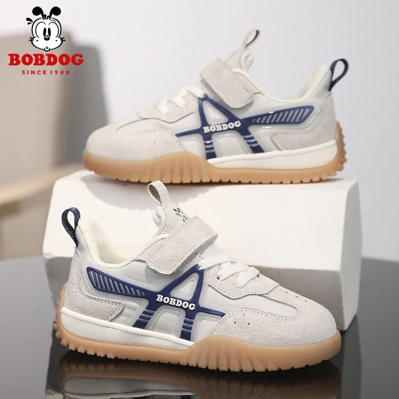 巴布豆儿童运动鞋新款春秋网面透气网鞋男童休闲板鞋中大童鞋子女