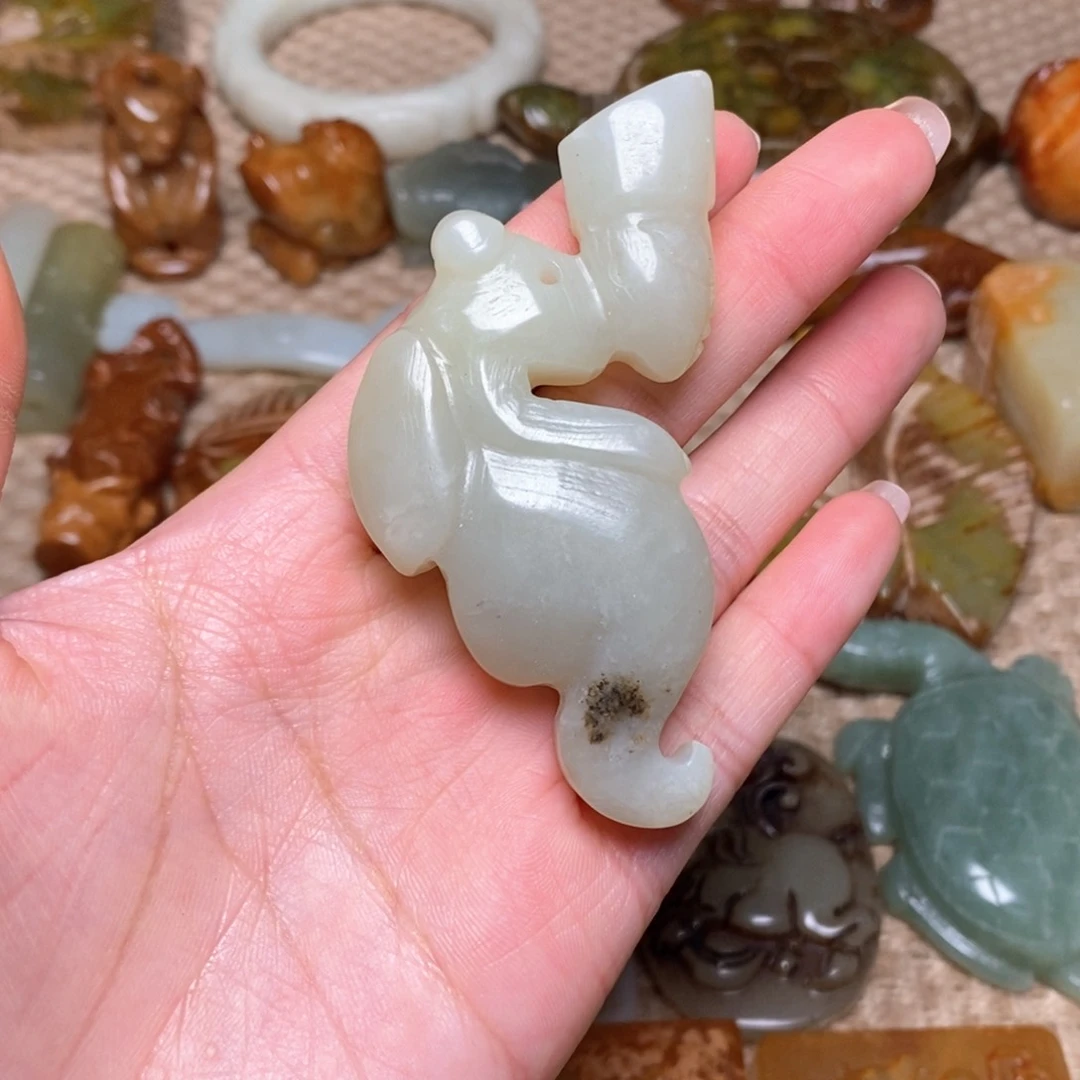 白玉菩提吊坠白玉菩提白玉菩提摆件