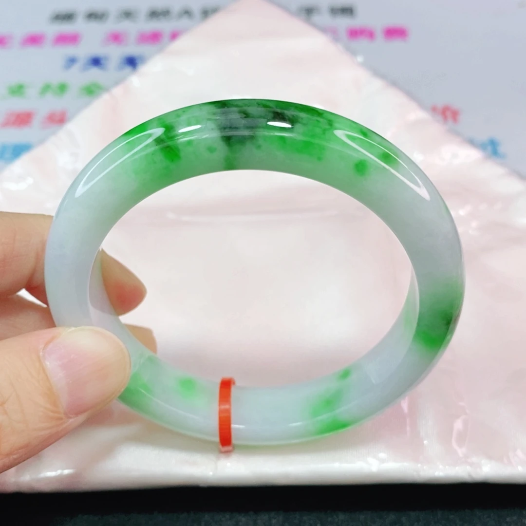 未镶嵌手镯翡翠55.7圈口正圈