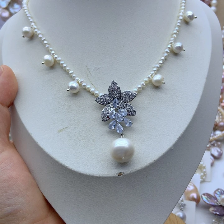 淡水珍珠未镶嵌颈饰