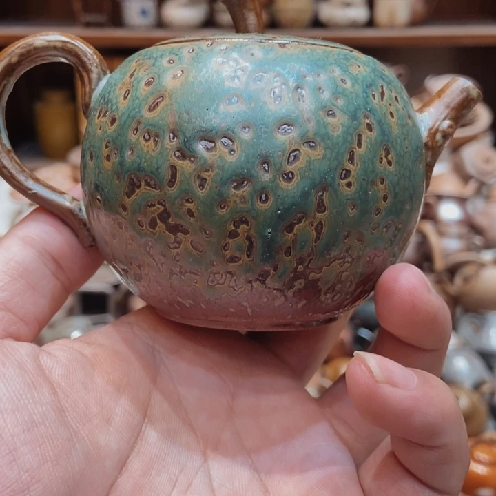 柴烧老岩泥高端茶器