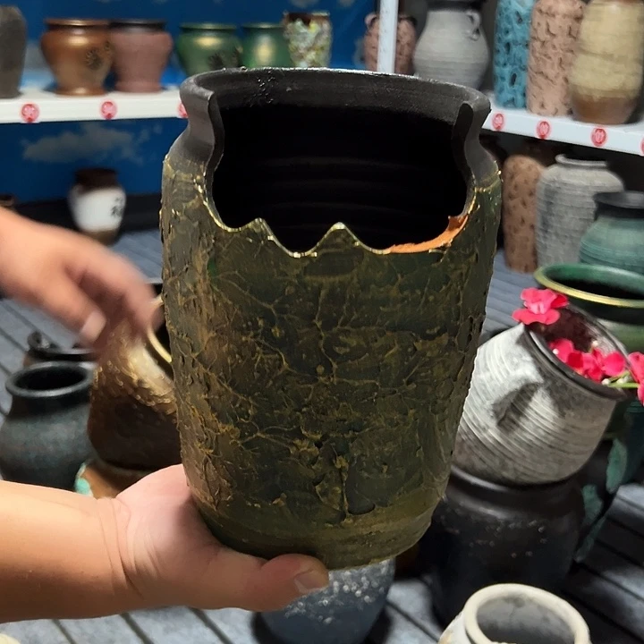 瑕疵有孔高24口14