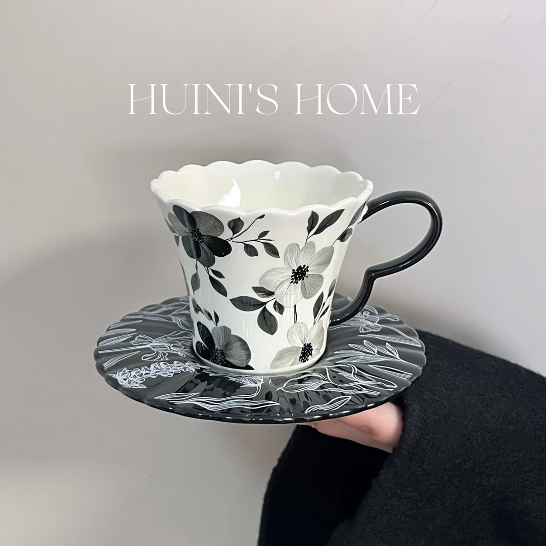 雾都恋人陶瓷咖啡杯碟礼盒套装办公室高颜值女生送闺蜜生日礼物