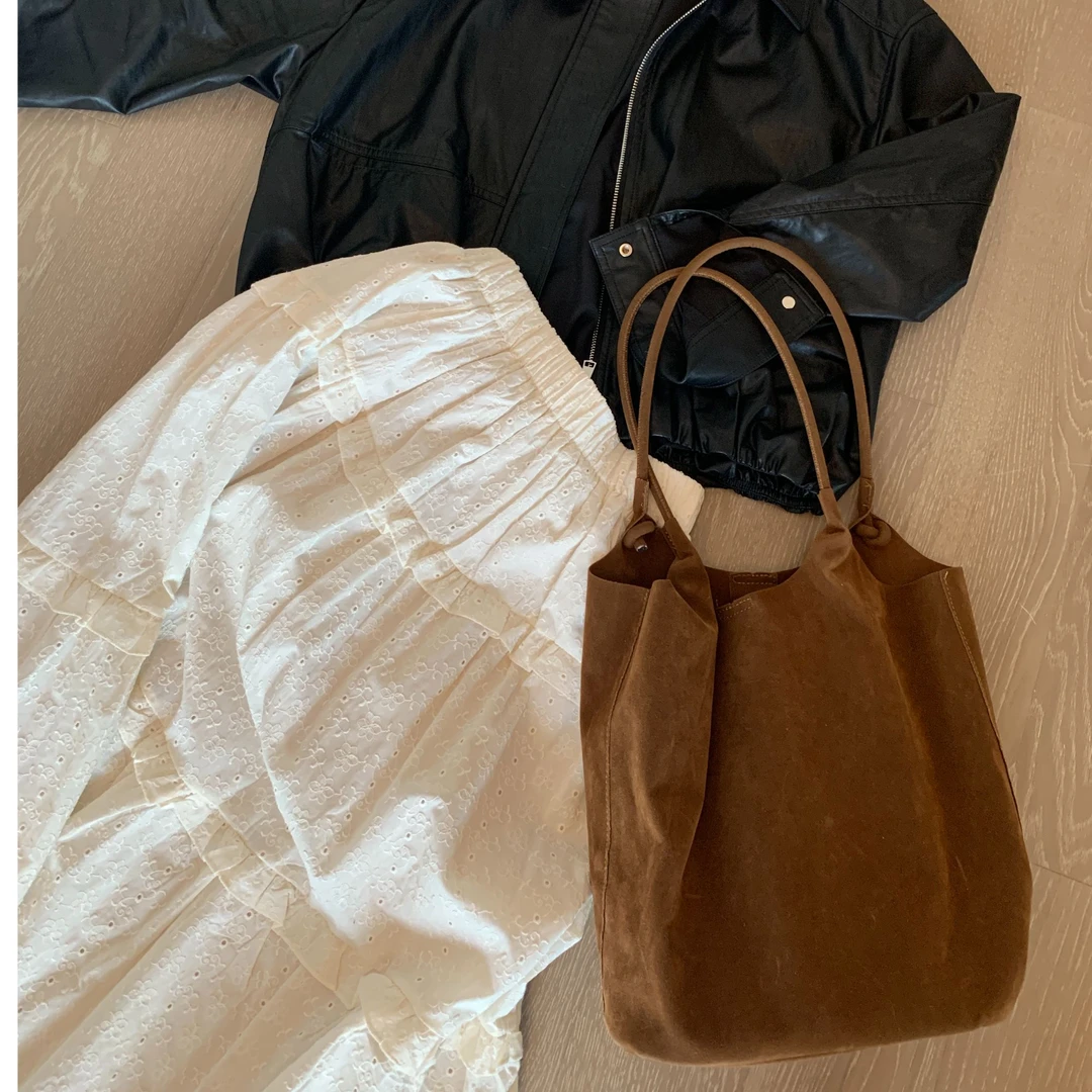 【朴大艺】杏雪织梦仙气飘飘重工立体钩花蕾丝显瘦百搭半身裙