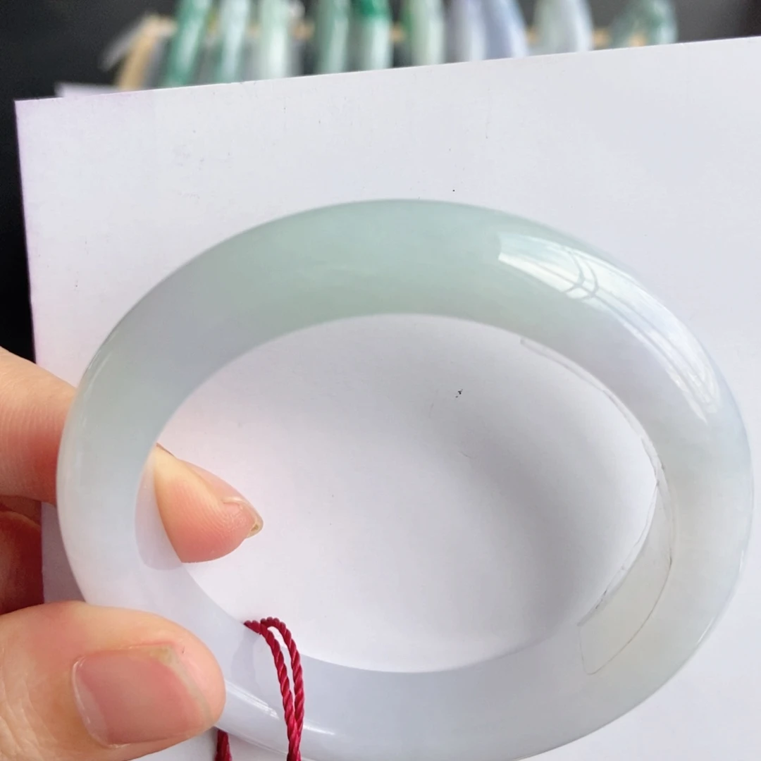 未镶嵌手镯翡翠52正圈