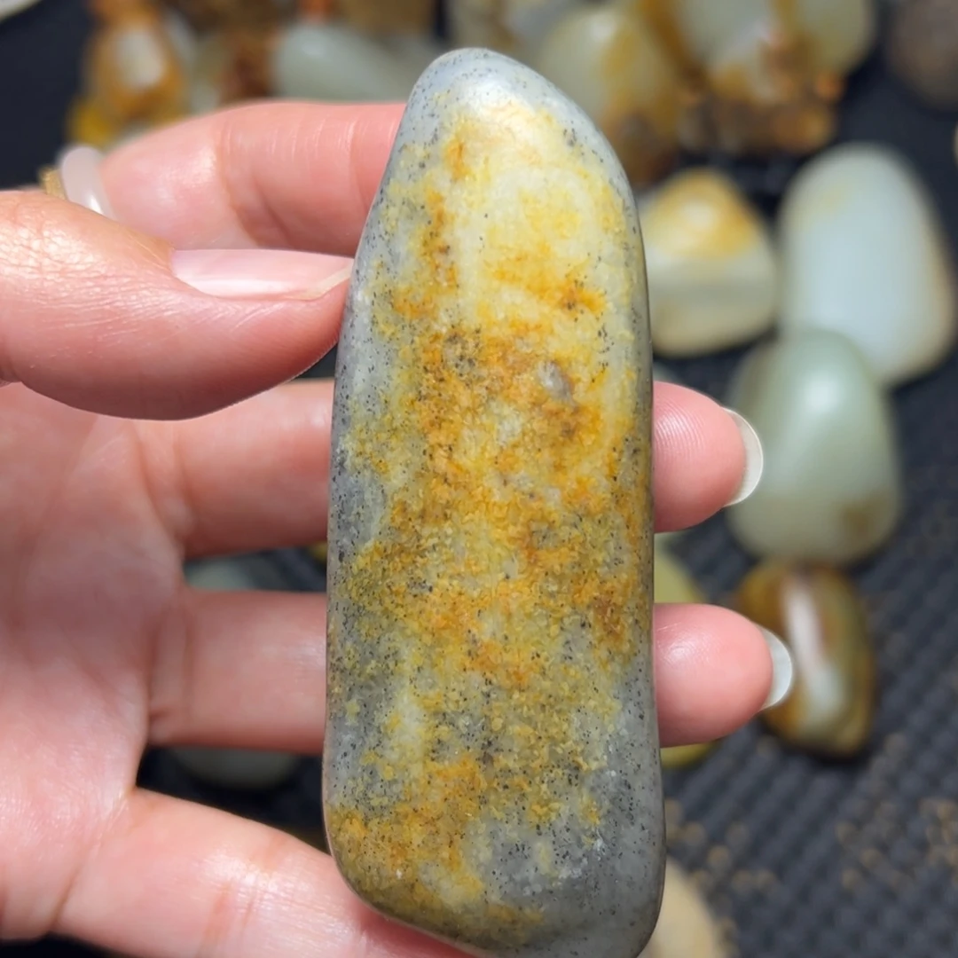 和田玉未镶嵌挂件58