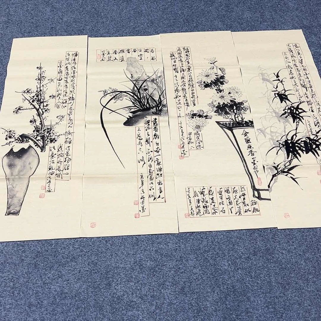 国画纯手绘作品欣赏图