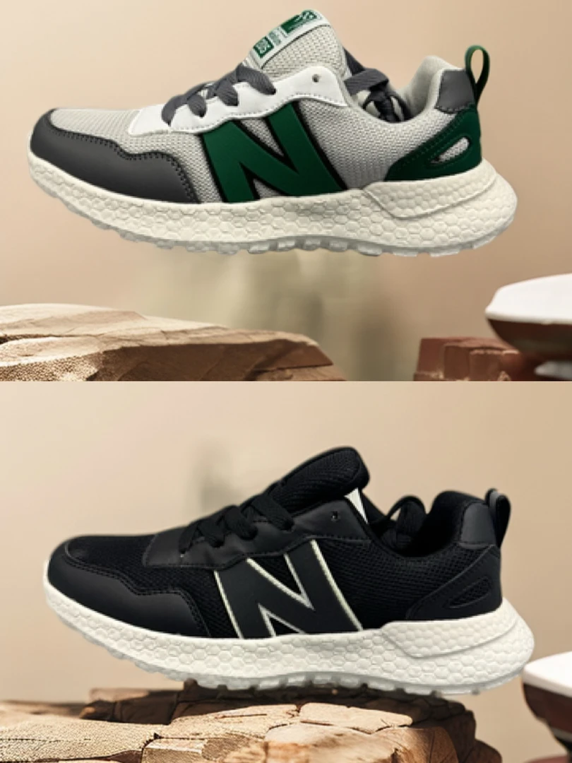 拿鞋子换粉丝氢跑时尚休闲鞋