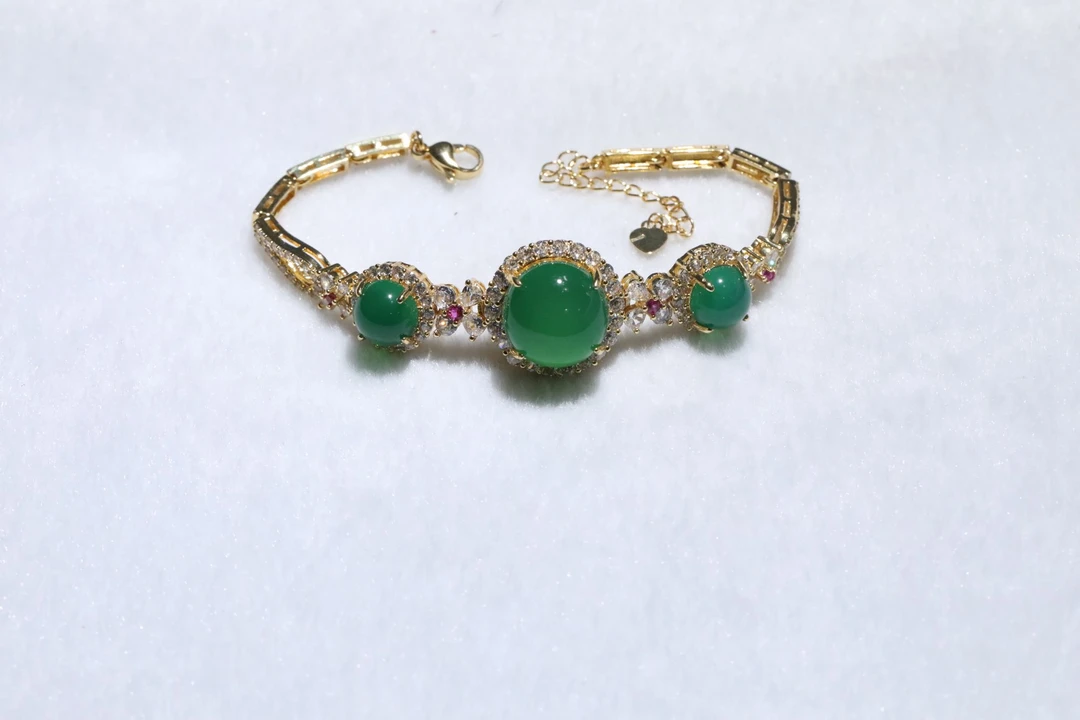 TYSL874绿色翡翠手链