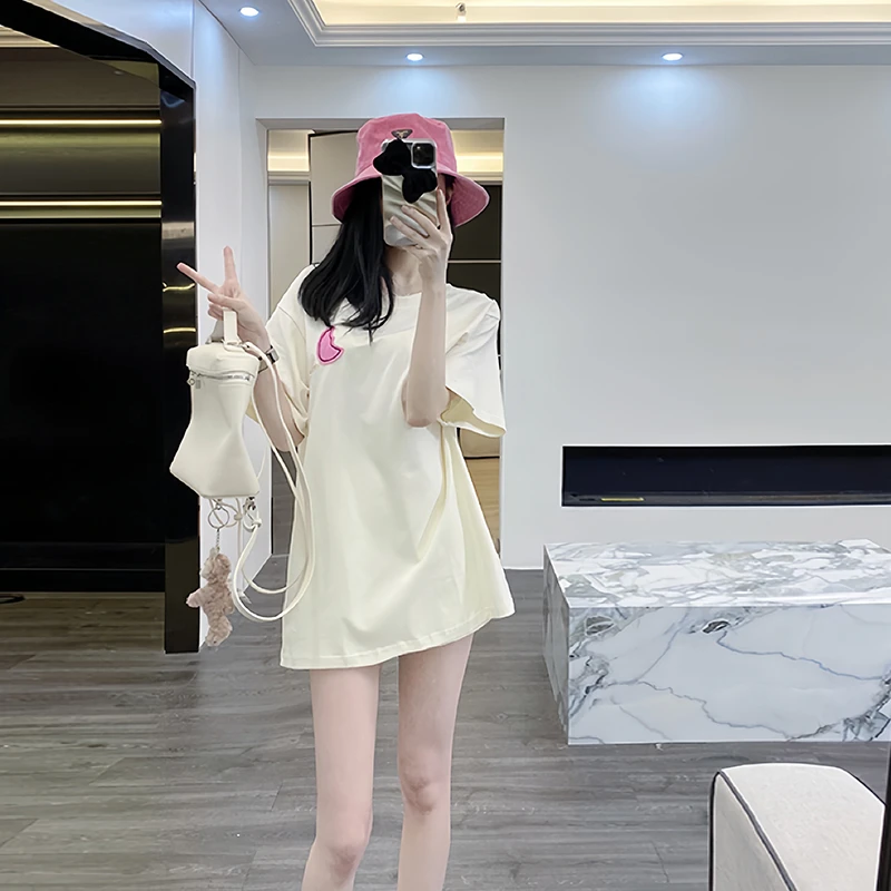 小众女装短袖t恤女夏季痞帅炸街风流行时尚潮牌高级感洋气衣服女