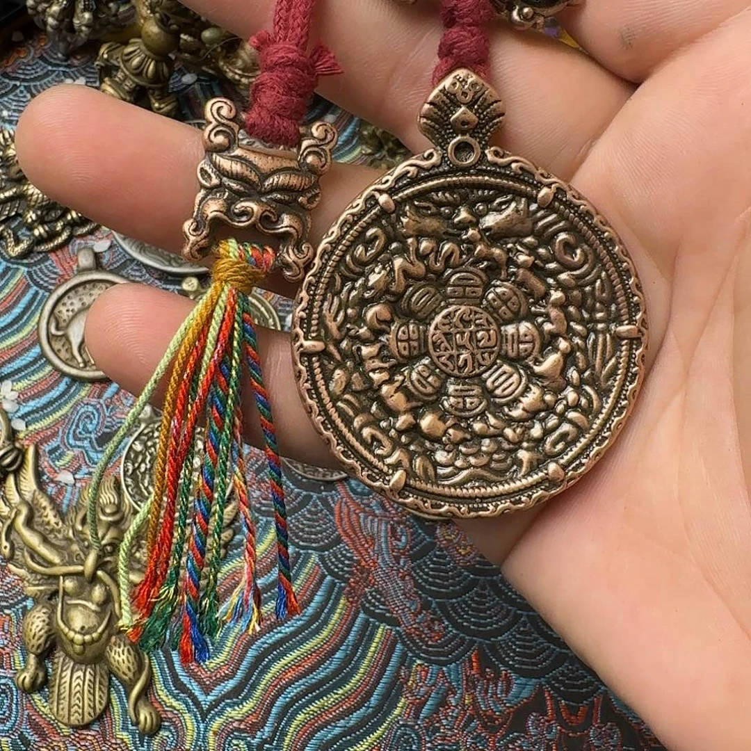 青***人藏式风格九宫八卦牌