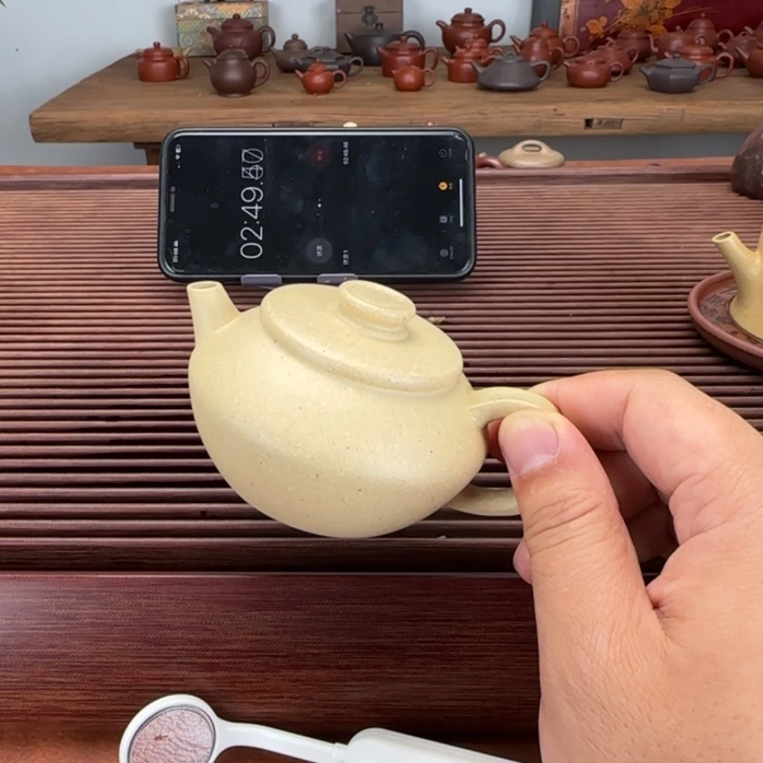 乖***胶茶壶紫砂本绿微瑕