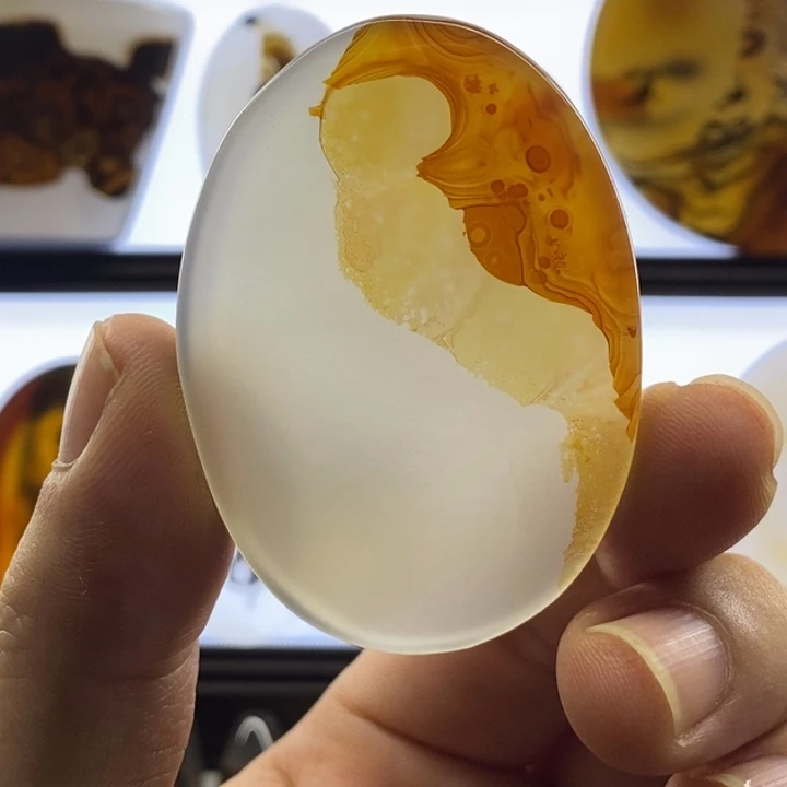 玛瑙/玉髓合金颈饰