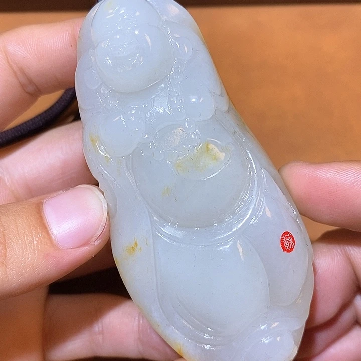 和田玉未镶嵌颈饰L8