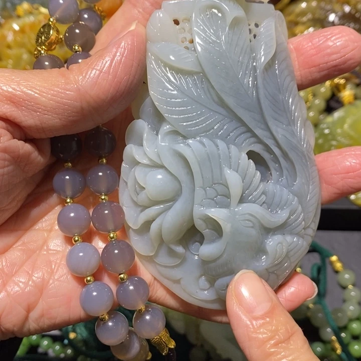 岫玉岫玉吊坠未镶嵌