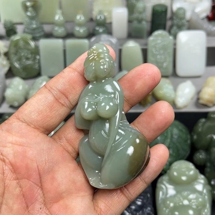 和田玉挂件未镶嵌玉****9