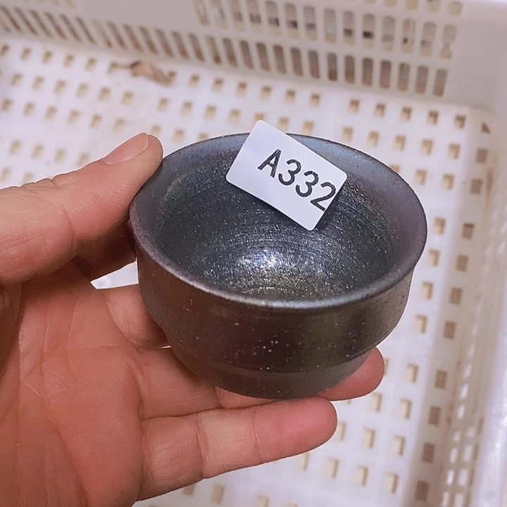 紫砂茶杯柴烧纯手工332
