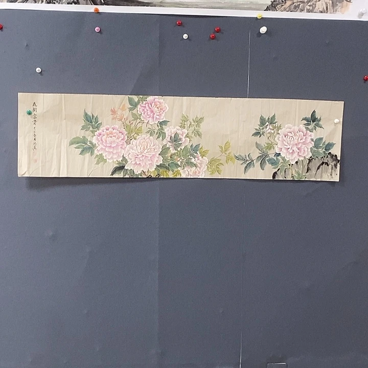 国画石巧珍34.138手绘画芯