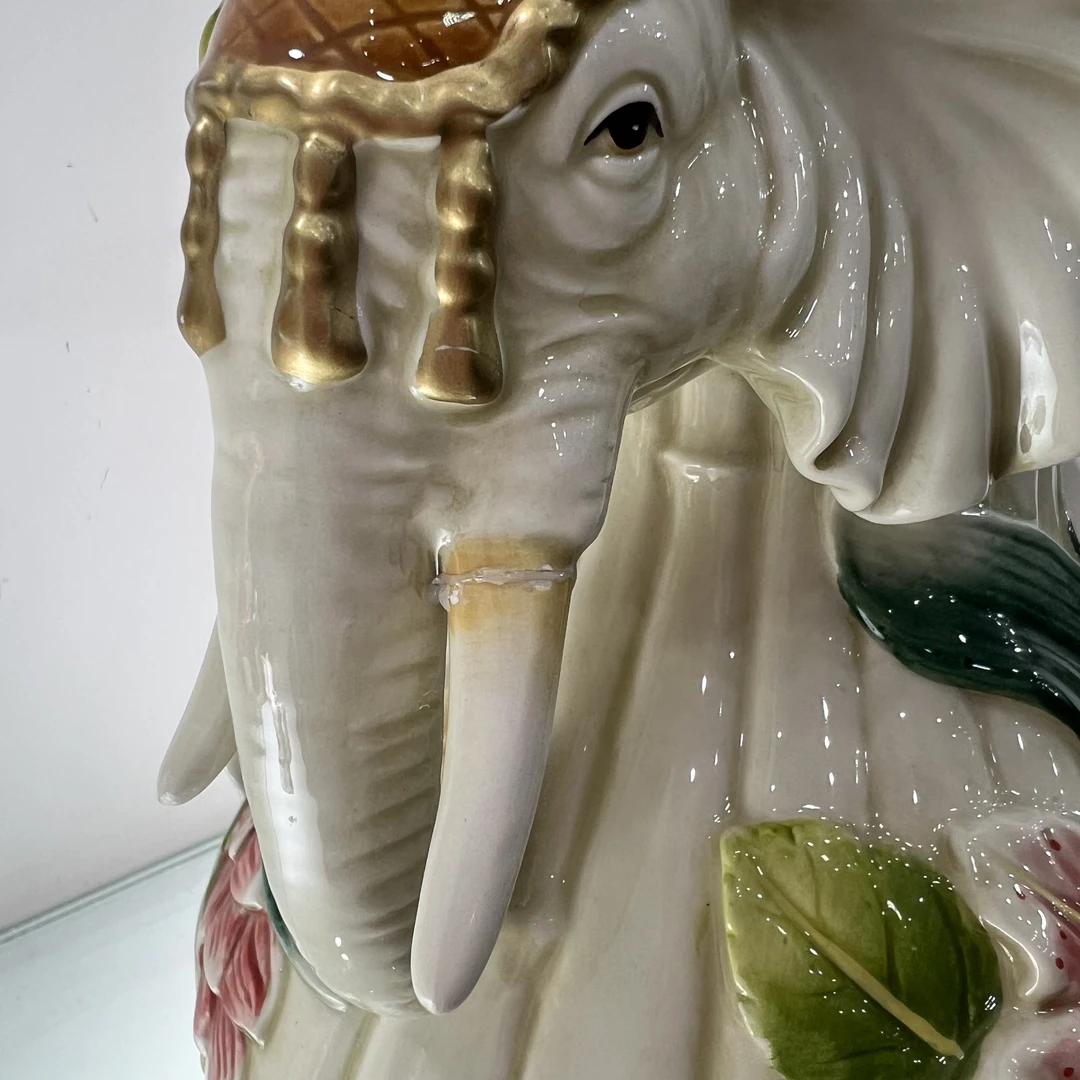 2月19日 陶瓷孤品玄关摆件 有微瑕 象牙