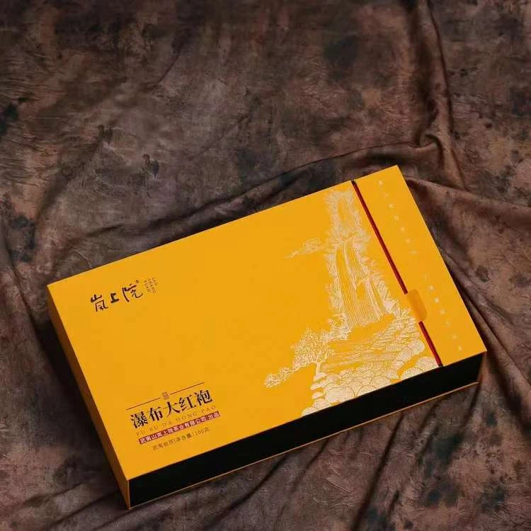 【武夷岩茶】岚上院【瀑布大红袍】传统工艺｜中轻火炭焙「桂花香」礼盒