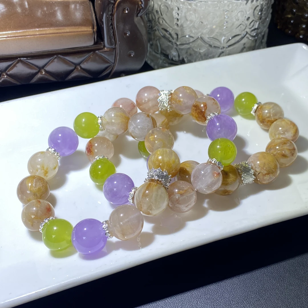 黄兔毛水晶设计款手链-多样性发其一T08