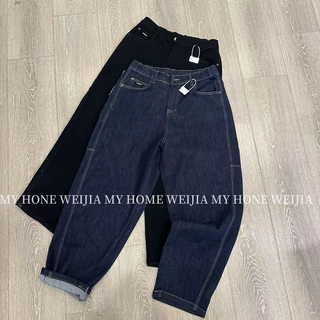 【WJ】春款 玉 55006 俩色普洗蓝牛仔垮裤 （2-7）