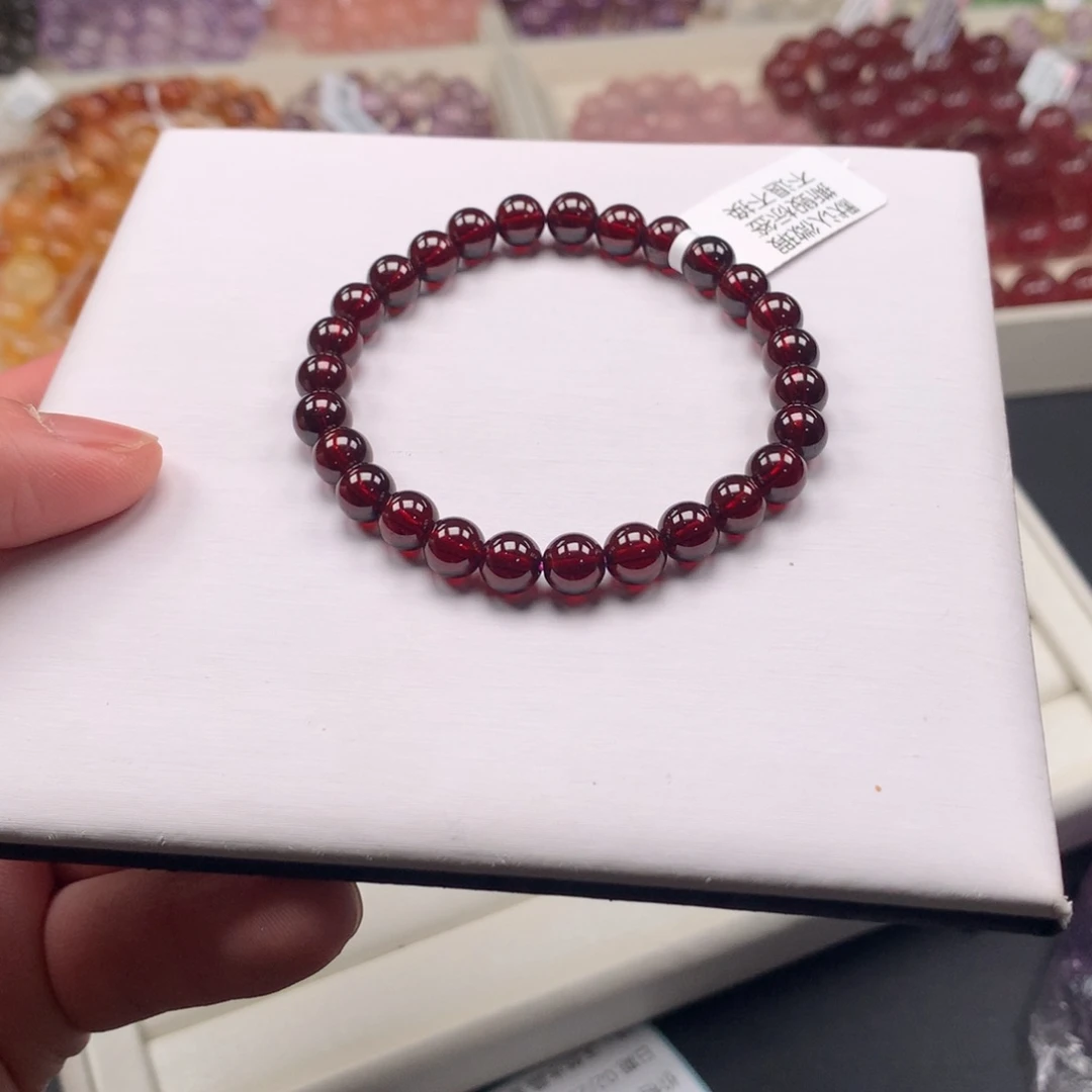 石榴石手链未镶嵌石榴石7，B8