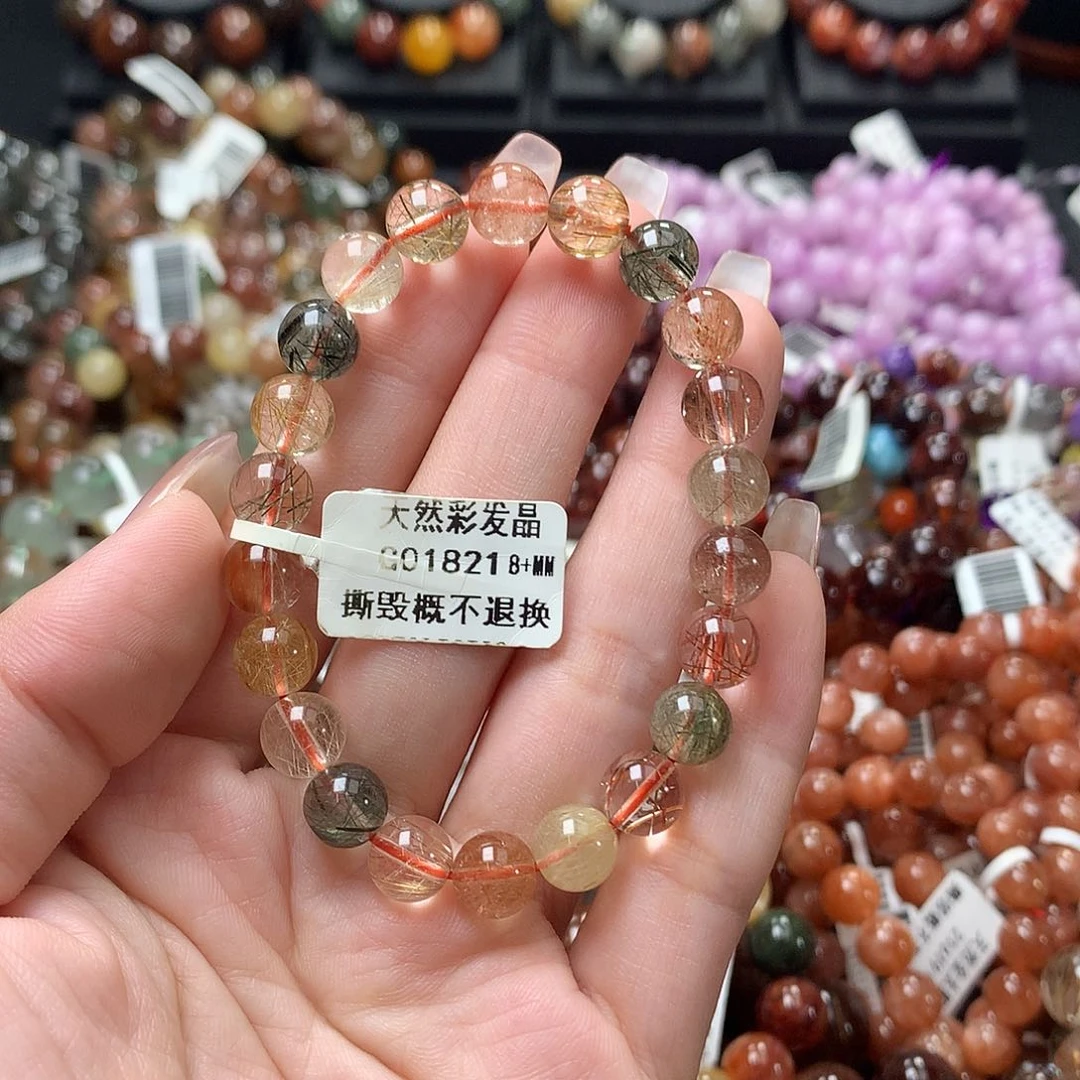 水晶手链未镶嵌，