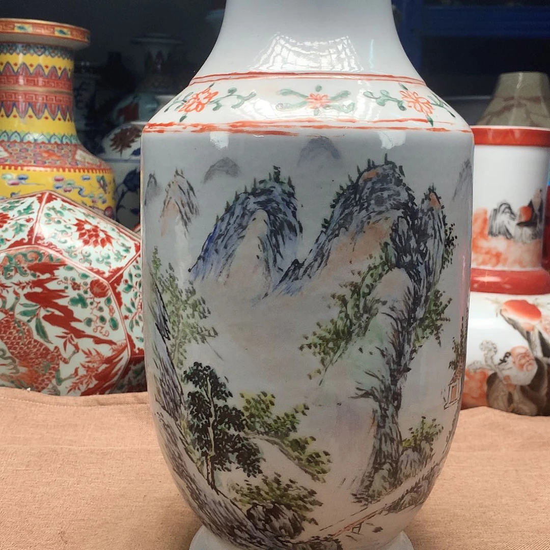 摆件景德镇瓷器花瓶