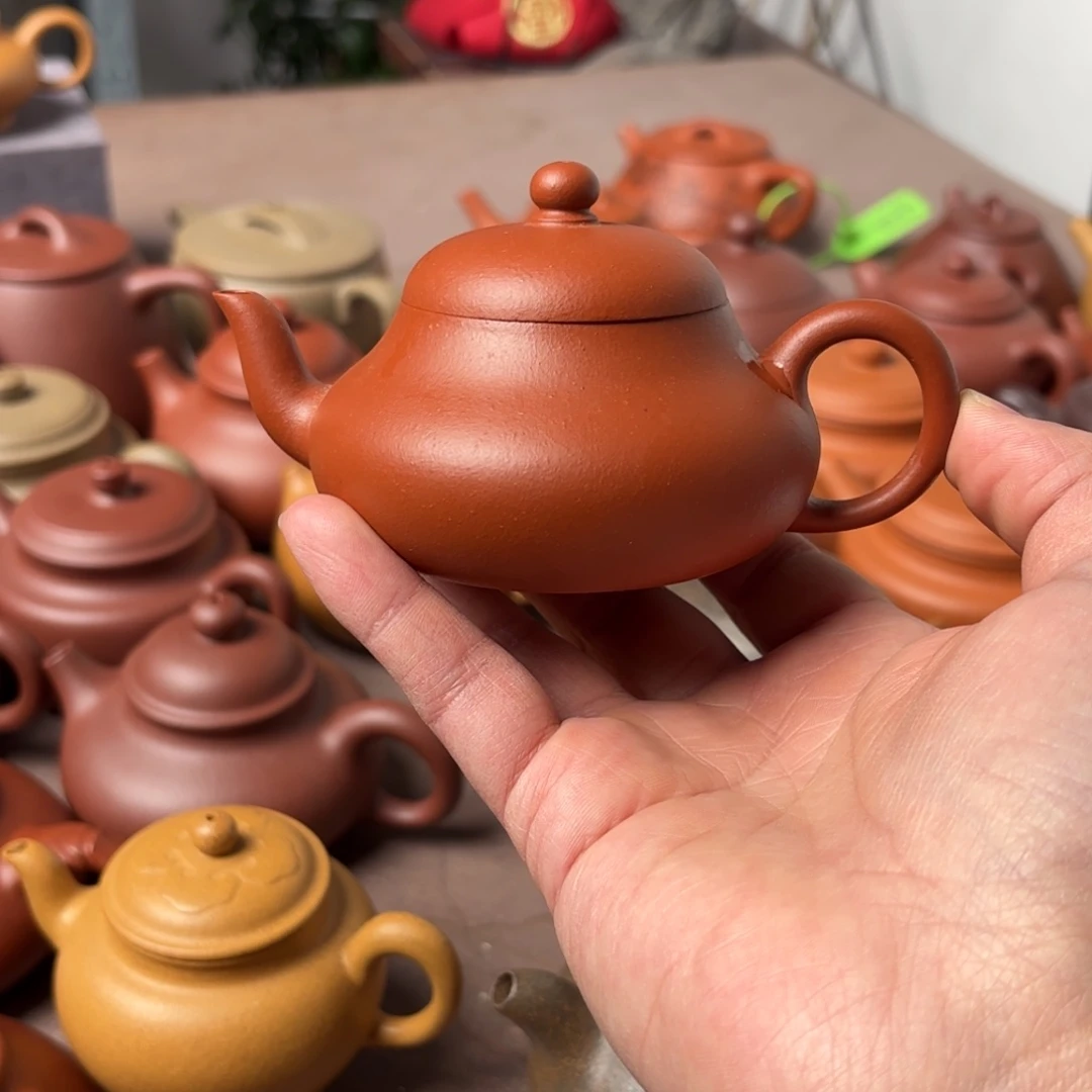 紫砂茶壶朱泥瑕疵150cc