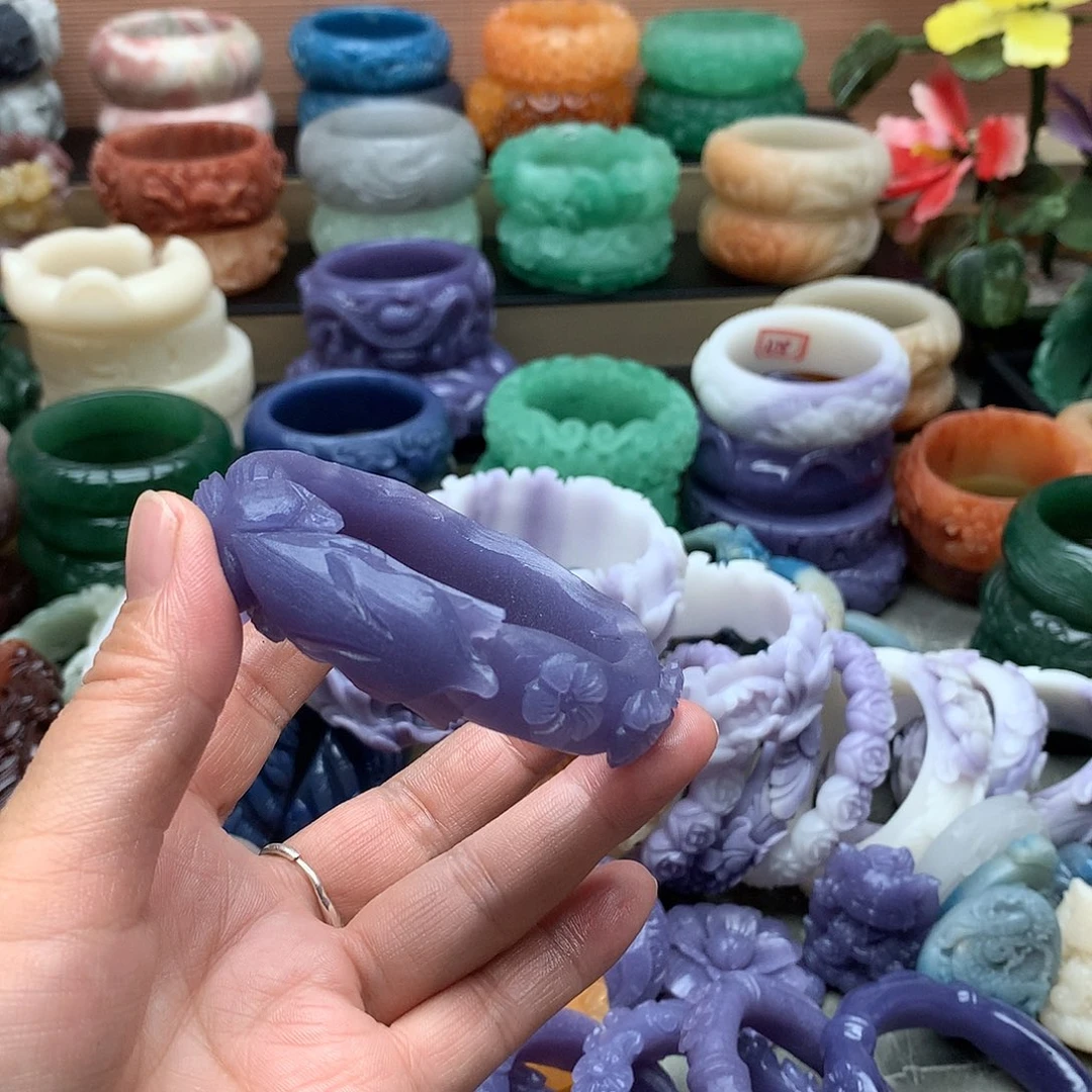 毛衣链未镶嵌石英质玉阿*