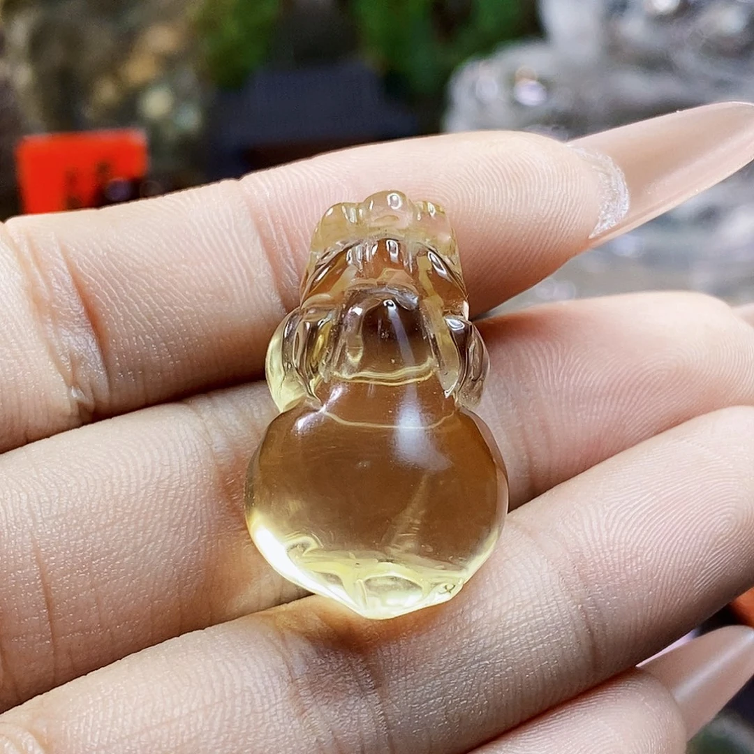 水晶颈饰未镶嵌自**生吊坠