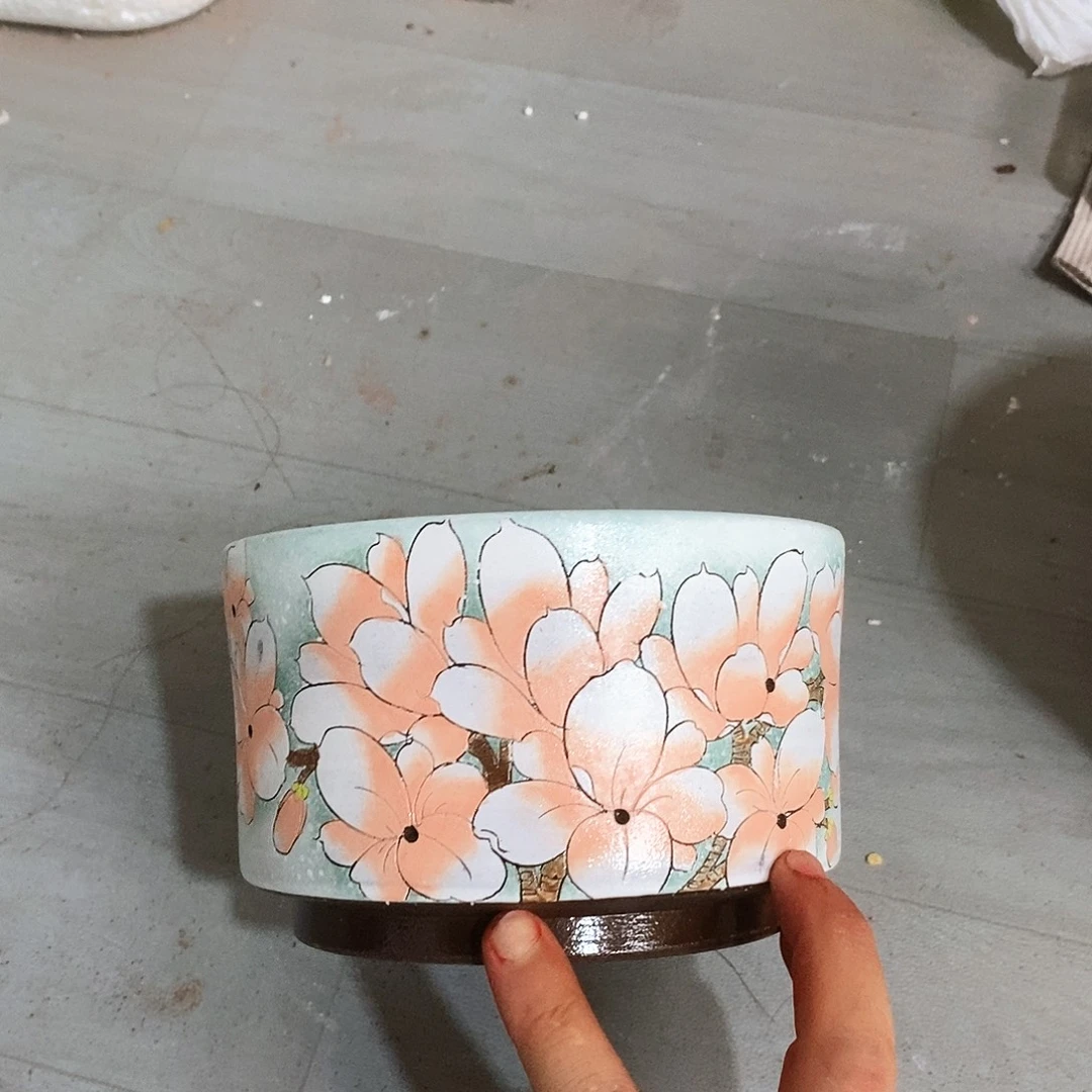 紫砂花盆红陶满28包邮