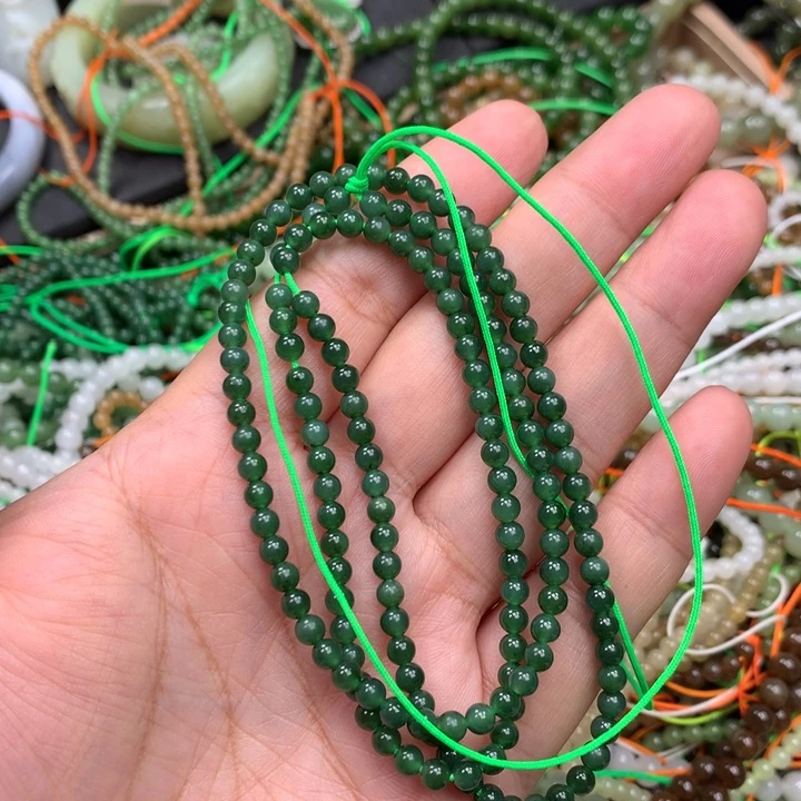 和田玉未镶嵌手链102