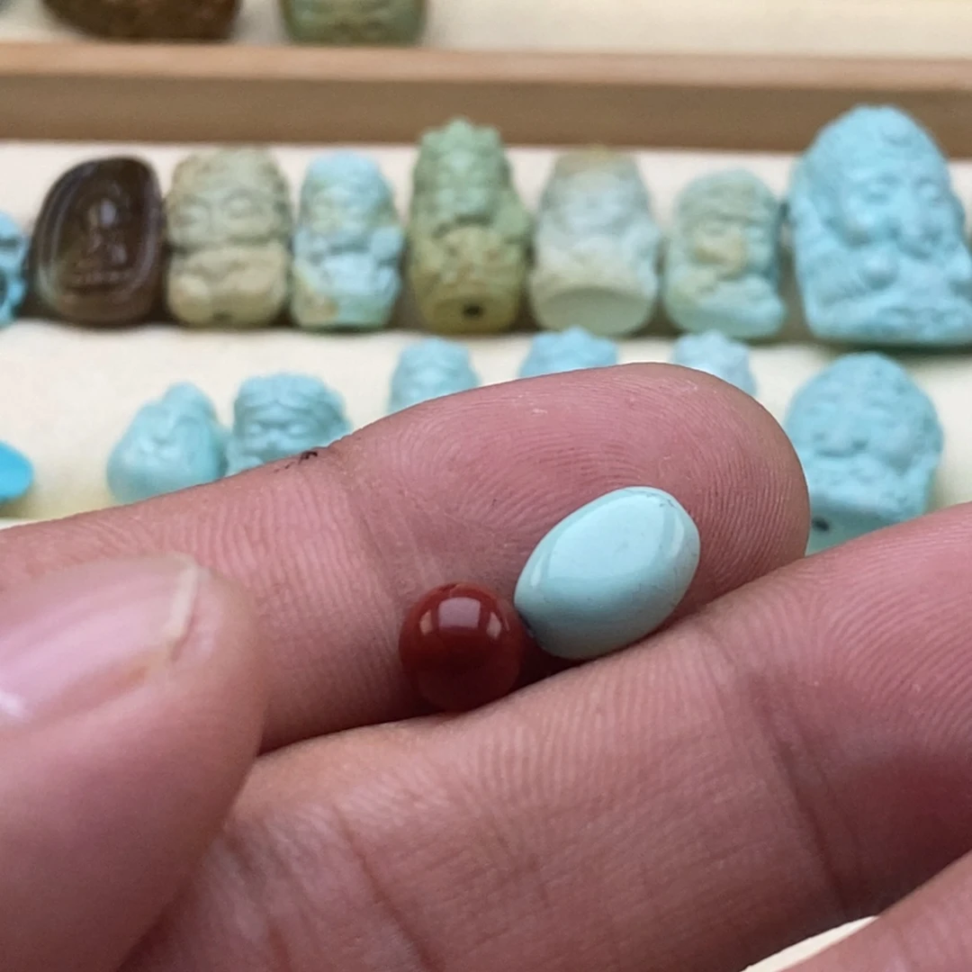 枕***宝未镶嵌南红玛瑙珠宝半成品