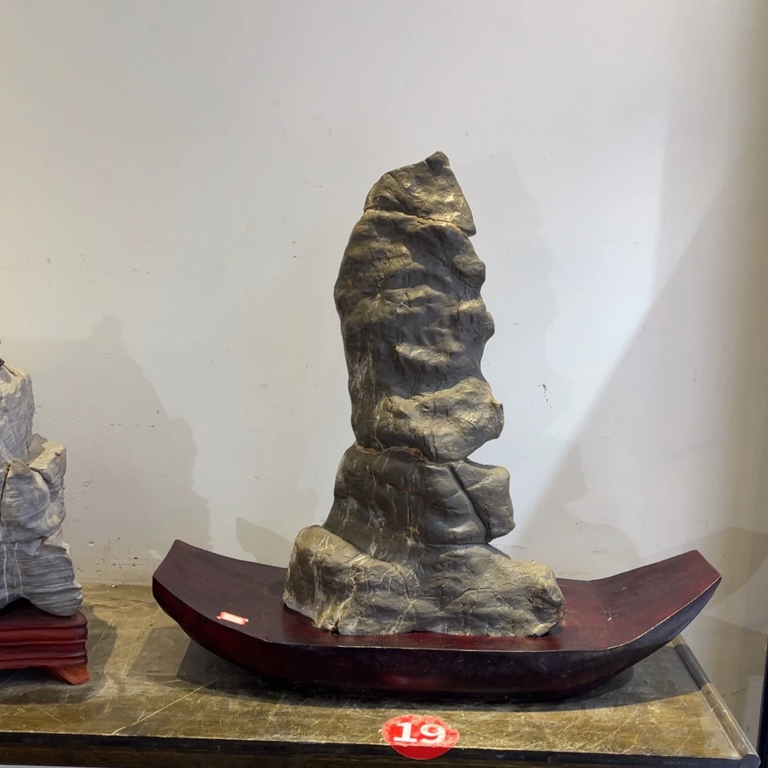 玩***主石材灵璧奇石文化