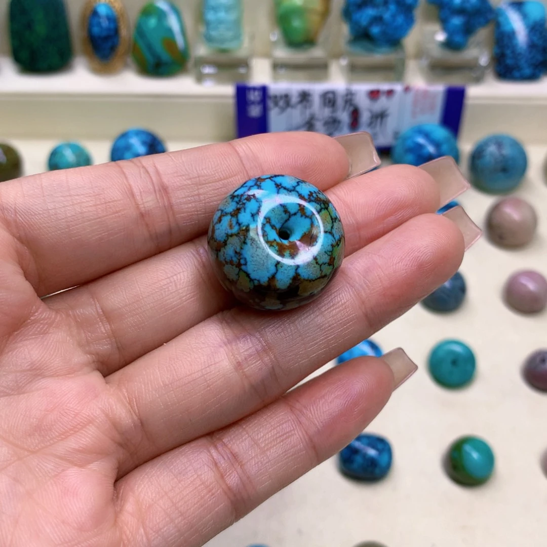 绿松石未镶嵌三彩随行