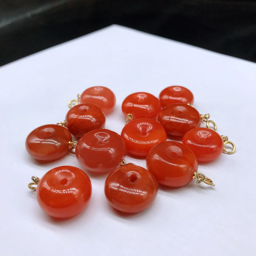 【领源】南红瓦西精美平安扣配饰（多样式发其一）不含证书